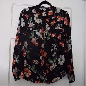 [SOLD] Express Floral Blouse (small)